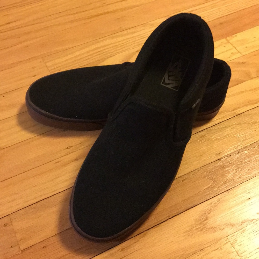 Black Men’s Vans Slip ons